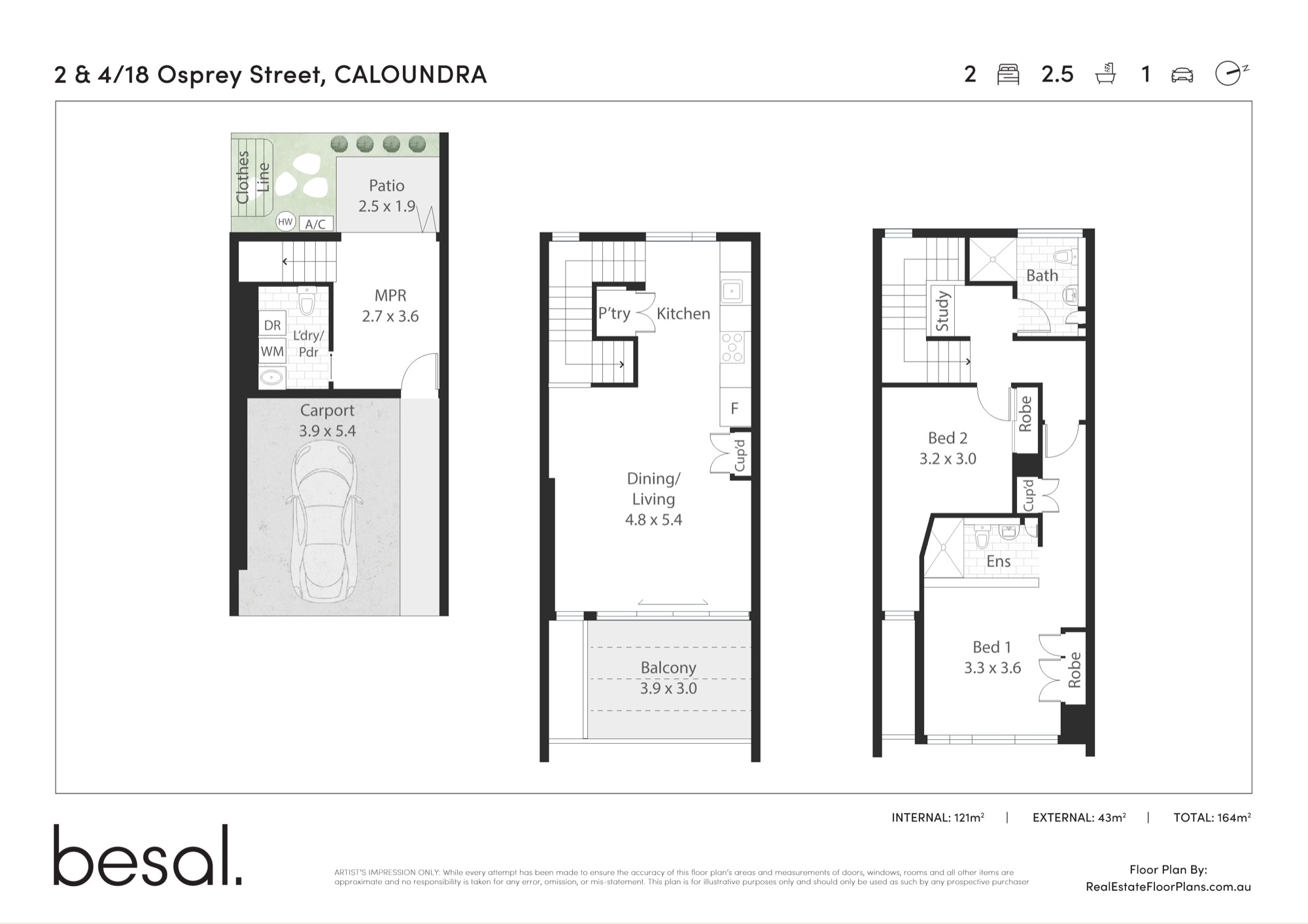 The Osprey Villas floorplan